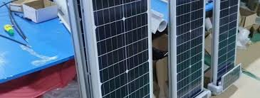 self cleaning street light palm oil