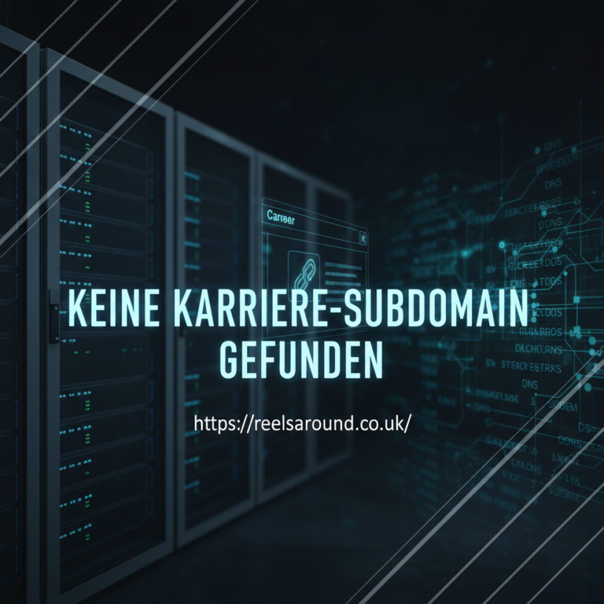 Understanding the Error: keine karriere-subdomain gefunden