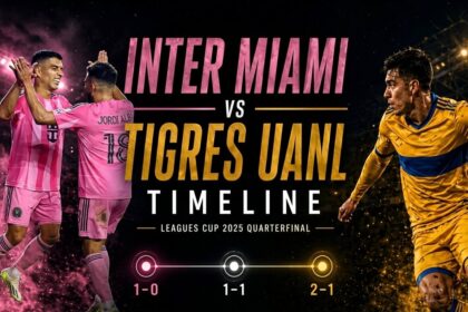 Inter Miami vs Tigres UANL Timeline
