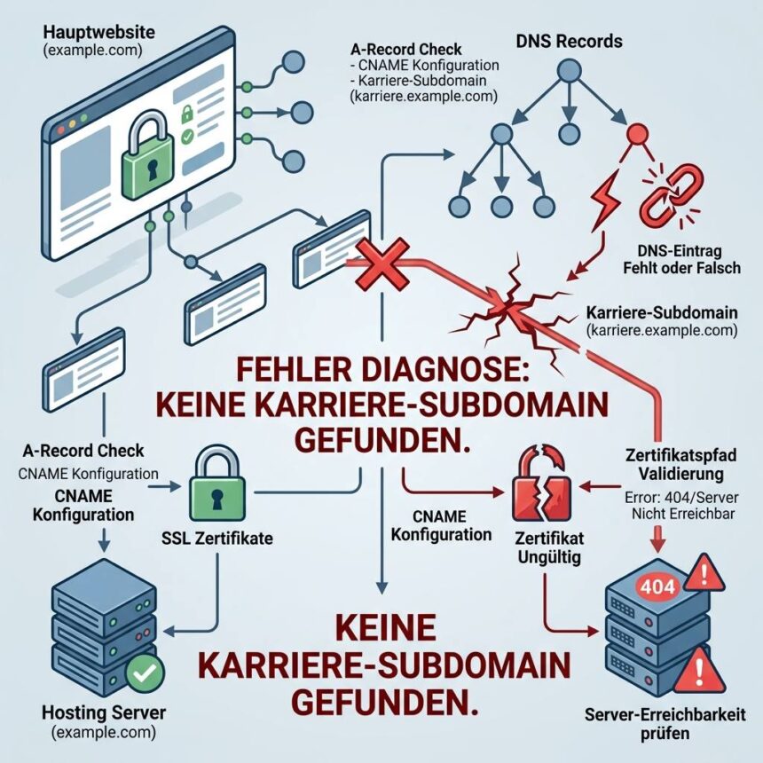 Keine Karriere-Subdomain Gefunden: SEO Fix Guide