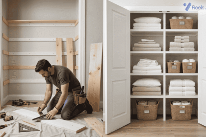 Building Out Linen Closet Shelving